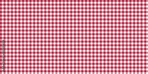 Obraz red checkered background, red checkered, red tartan, red checked, red gingham, red tartan checkered, red gingham checkered, red checkered pattern, red checkered texture, Christmas checkered, red plaid