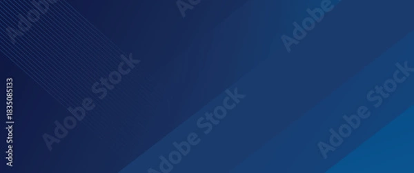 Fototapeta Modern abstract dark navy blue banner background. Vector abstract graphic elegant design banner pattern background template.