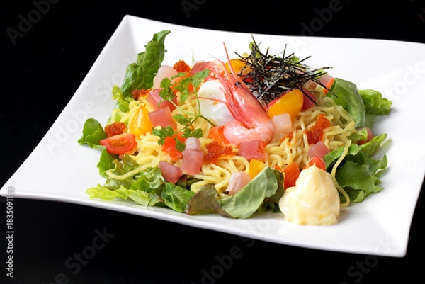 Obraz 海鮮ラーメンサラダ