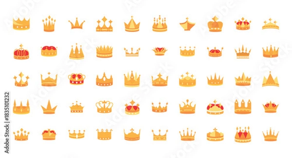 Fototapeta fire icons set