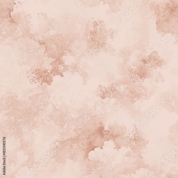 Fototapeta Soft pink and beige abstract watercolor texture background