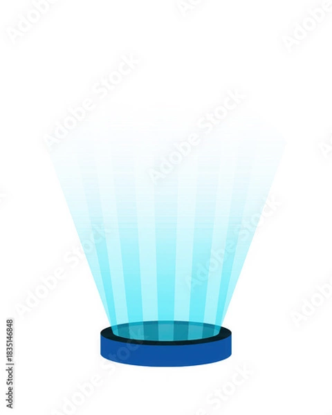 Obraz Abstract Light Cone Design