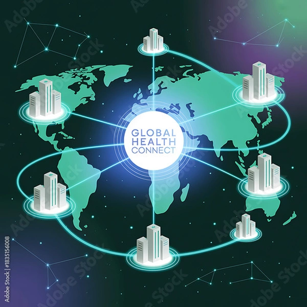 Obraz Global Health Network Connection