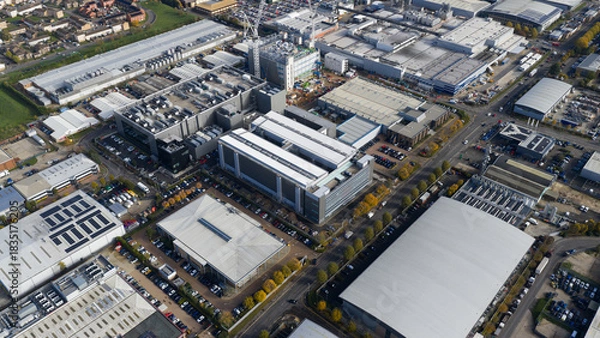 Obraz Slough Data Center Cloud Connectivity Aerial View