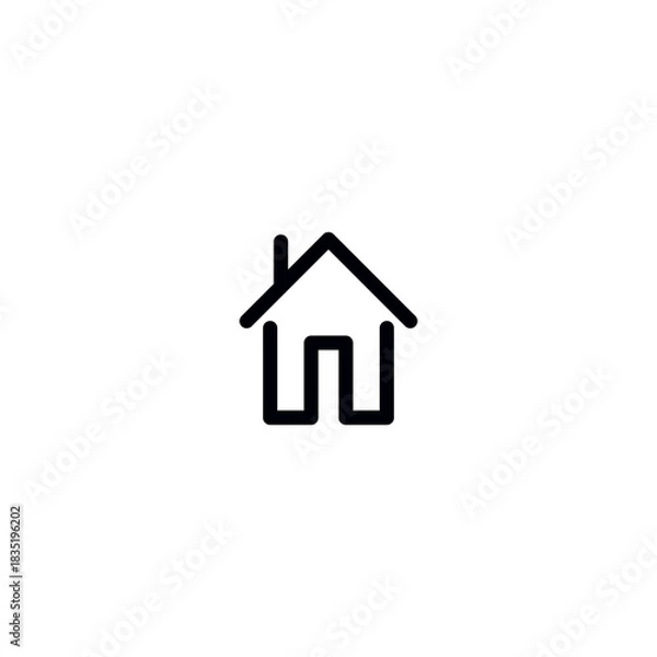 Obraz House icon for interfaces and applications

