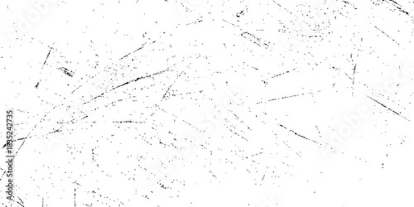 Obraz Aged white wall texture with vintage gray dust and black grunge pattern