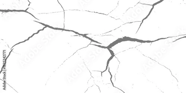 Obraz Old cracked paint texture on dirty gray concrete surface and broken cement wall pattern