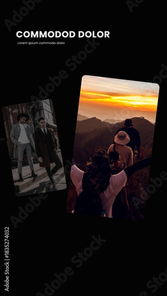 Obraz Vertical Carousel Animation 03