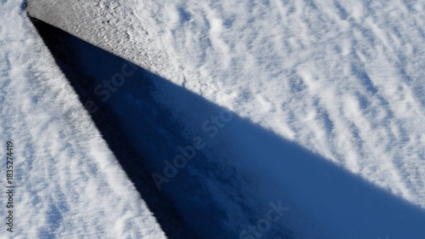 Obraz Decision – Straight Shadow on Frozen Surface