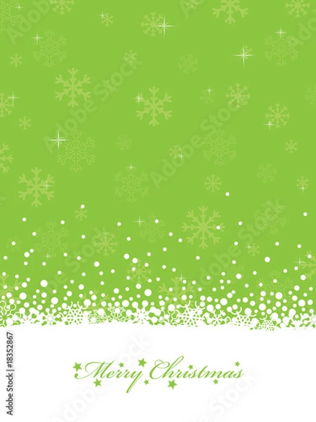 Obraz lime green christmas