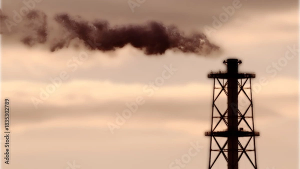Obraz 煙突排煙