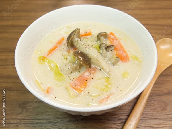 Obraz 洋風の酒粕汁