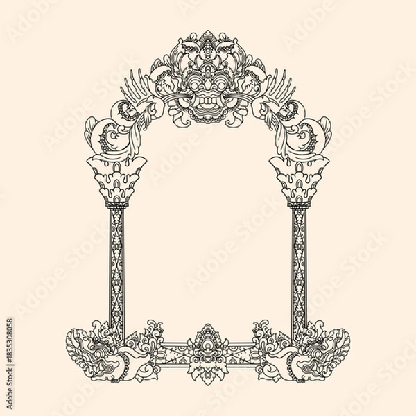 Fototapeta Vector Frames and Borders Collection Set