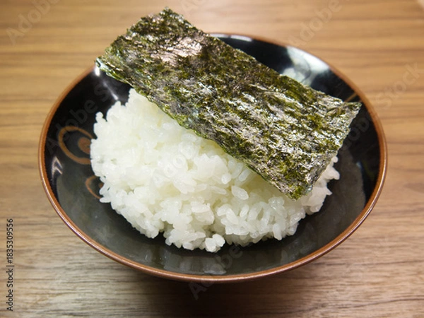 Obraz 味付け海苔と白米