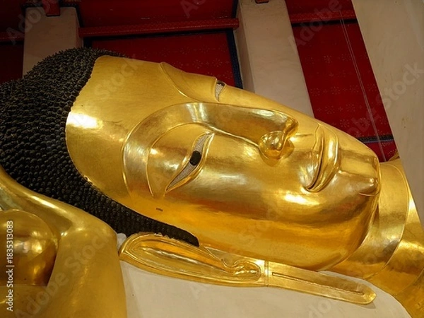 Fototapeta Golden Serenity, Reclining Grandeur