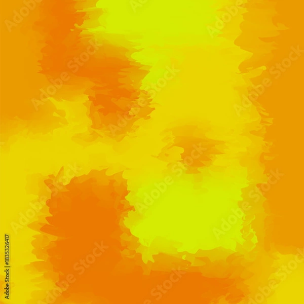 Obraz Watercolor brush background, splash paint color pattern, graphic template vector illustration .