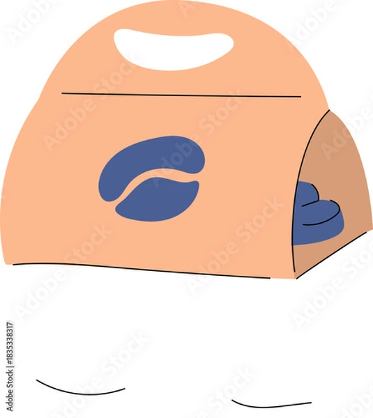 Obraz Takeaway Coffee Cups Vector Illustration