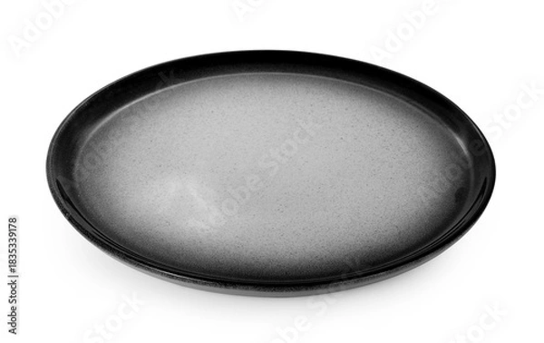 Obraz empty plate isolated on white background.