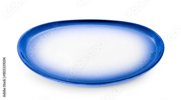Obraz empty plate isolated on white background.