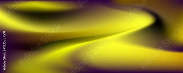 Obraz Abstract Gold Design Background with Smooth Wavy Lines