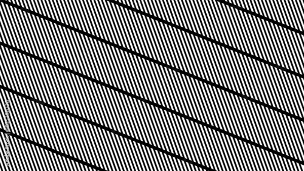 Fototapeta Seamless Black and White Diagonal Stripe Pattern Background