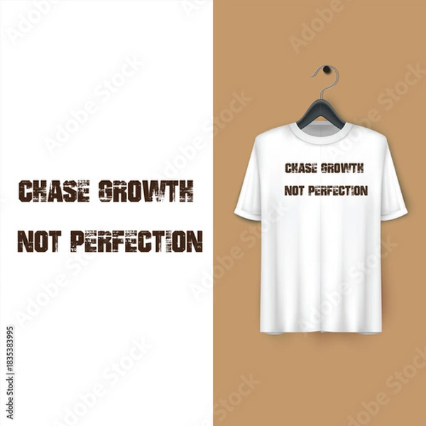 Fototapeta Minimalist Flat Vector Typography Word Design for Modern T-Shirt Print and Branding