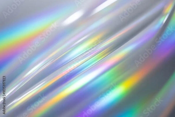 Obraz Abstract Blurred Light Reflections: Dynamic Colorful Background