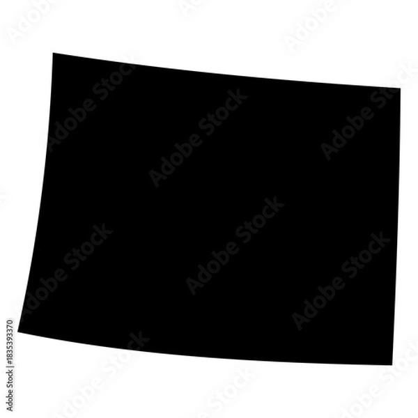 Obraz Colorado usa map silhouette