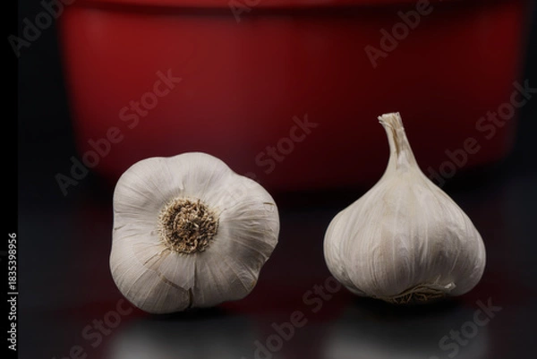 Obraz deux gousses d'ail
