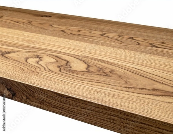 Fototapeta Close-up of wooden surface with unique grain patterns