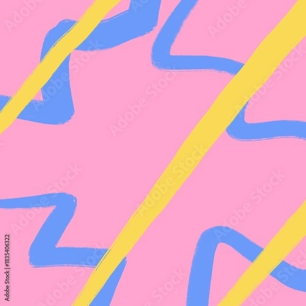 Obraz abstract background with pink lines