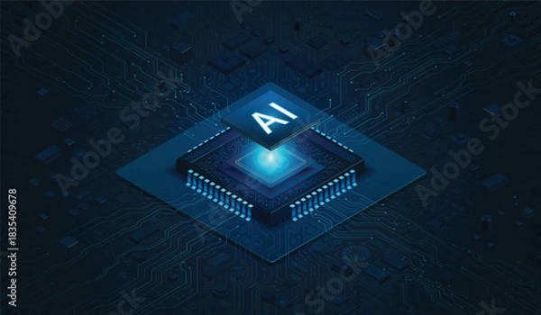 Obraz AI Processor Core: Digital Brain and High-Speed Global Data Network