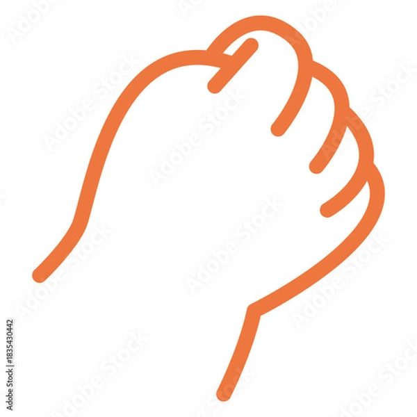 Obraz Monoline Baby Hand