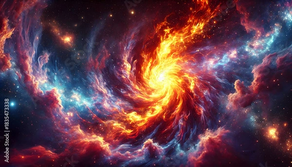 Fototapeta Cosmic Flame