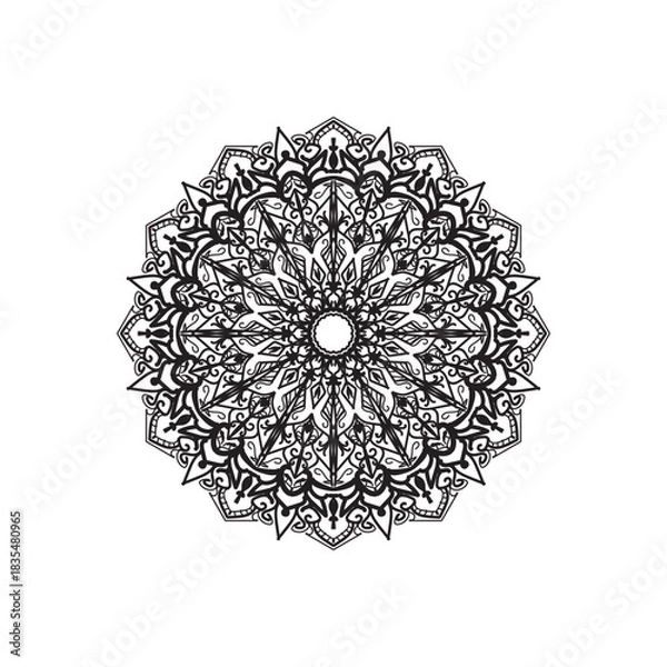 Obraz Mandalas for coloring book. Decorative round ornaments