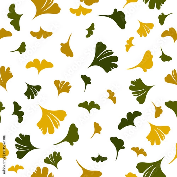 Obraz Abstract Leaf Seamless Pattern Design
