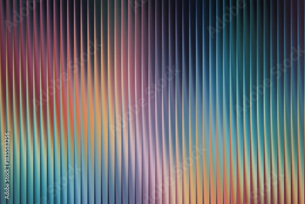 Fototapeta Colorful abstract background with vertical lines and blurred gradient effect