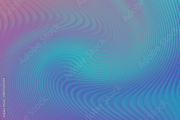 Fototapeta Abstract background with swirling lines in shades of blue and purple colors