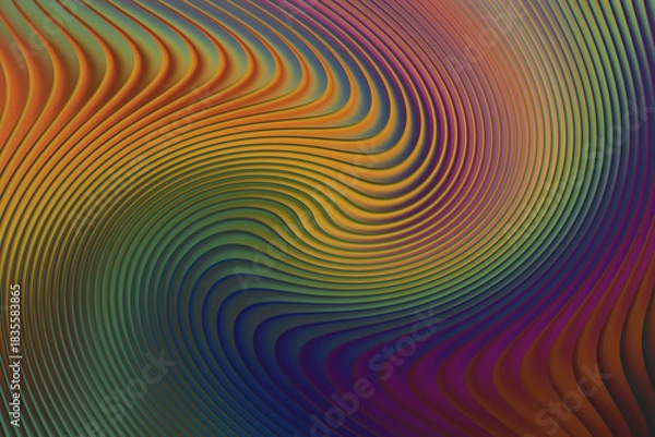 Fototapeta Abstract colorful swirl background with a mesmerizing and vibrant design