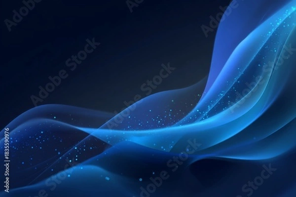 Obraz abstract blue wave background