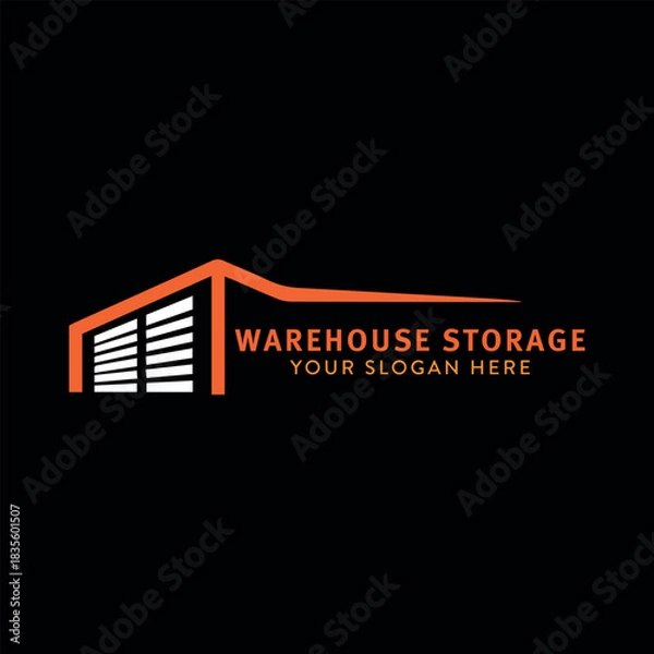 Obraz warehouse logo design vector	
