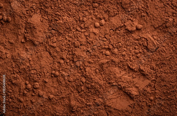 Fototapeta Cocoa powder chocolate texture background