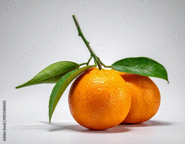 Obraz 과일-귤-밀감-감귤류-귤가지-귤나무-귤잎