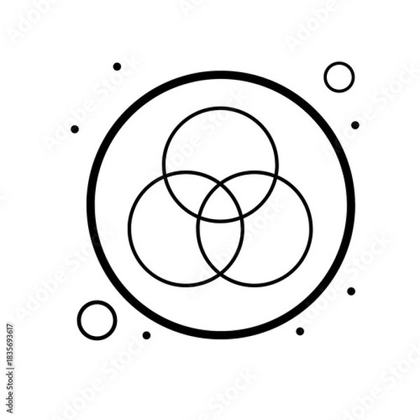 Obraz Circle connection , technology 