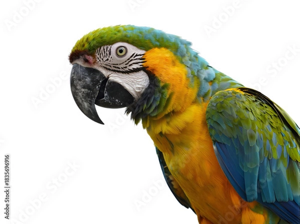 Obraz Macaw parrot isolated
