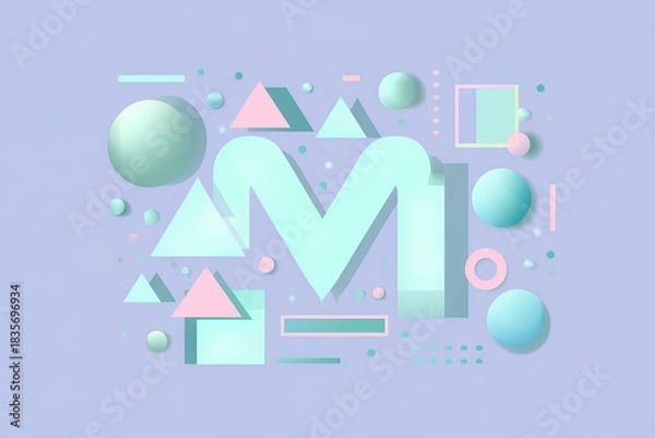 Obraz Abstract Modern Geometric Design