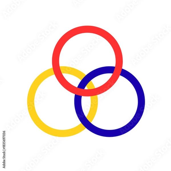 Obraz Circle overlap 