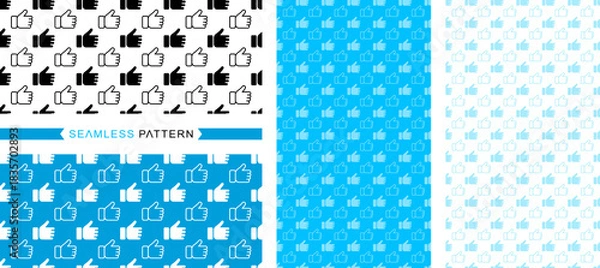 Fototapeta Seamless pattern, seamless background and colors easily changed.