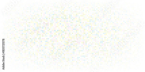 Fototapeta Black halftone pattern on white background. Linear halftone background. Vector illustration isolated on white background. vector