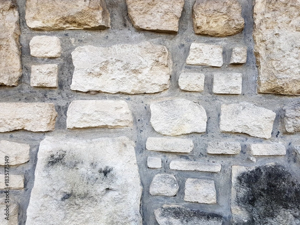 Fototapeta Stone wall texture background.